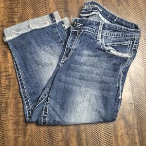 Vanity Women's Dark Blue Ankle Jeans